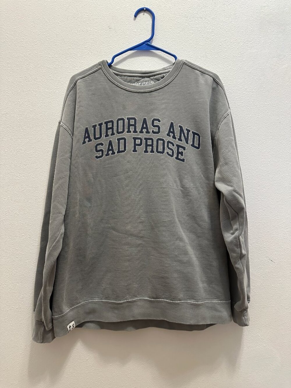 Taylor Swift Auroras and Sad Prose Crewneck Folklore Era Size X-Large